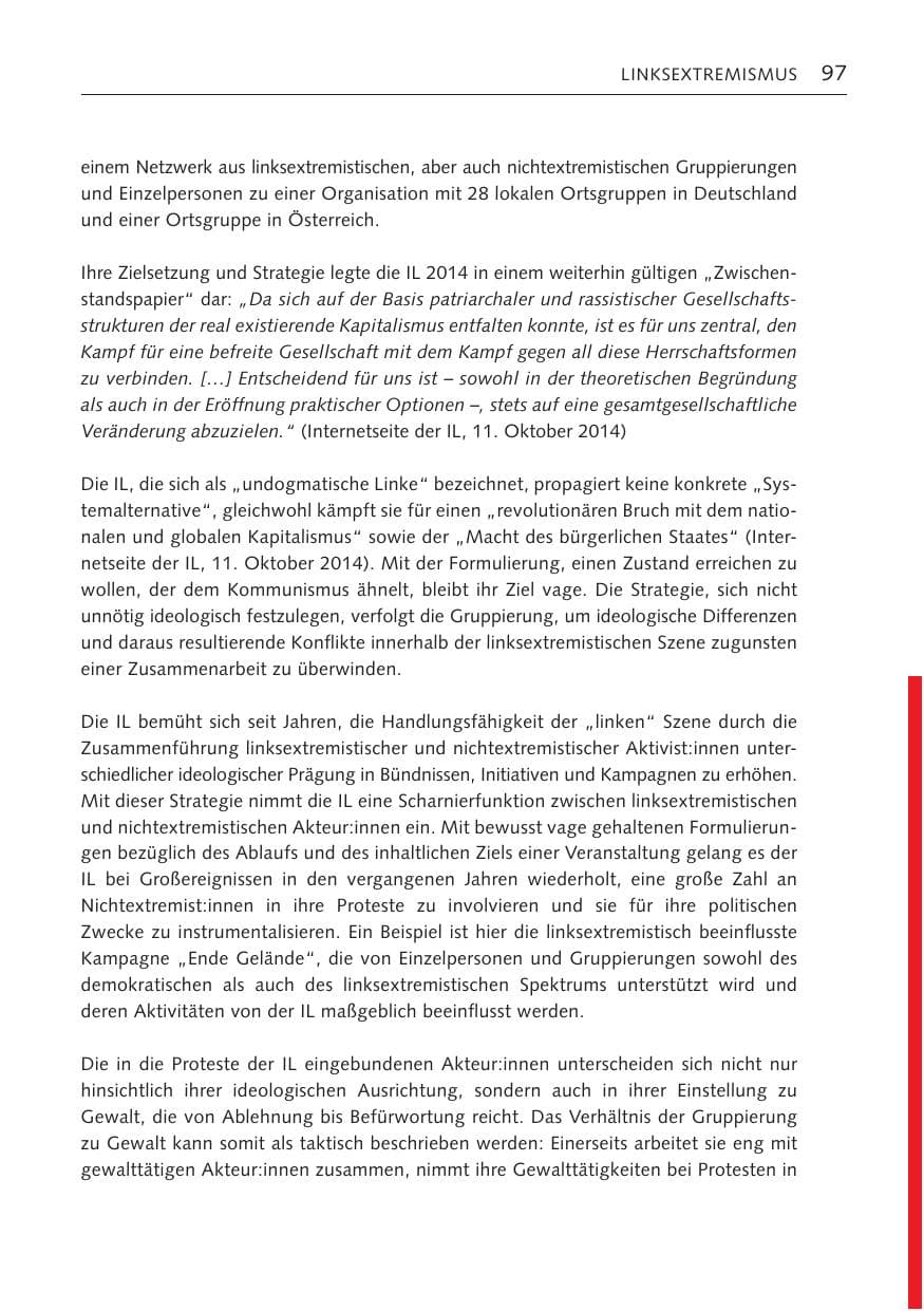 Seite 96 des Verfassungsschutzbericht 2023 Bremen