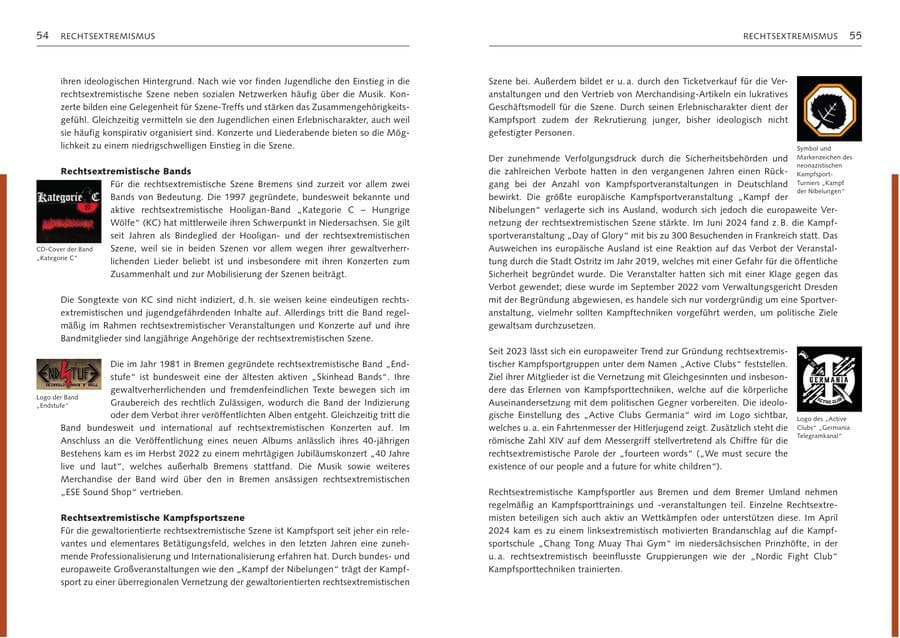 Seite 29 des Verfassungsschutzbericht 2024 Bremen