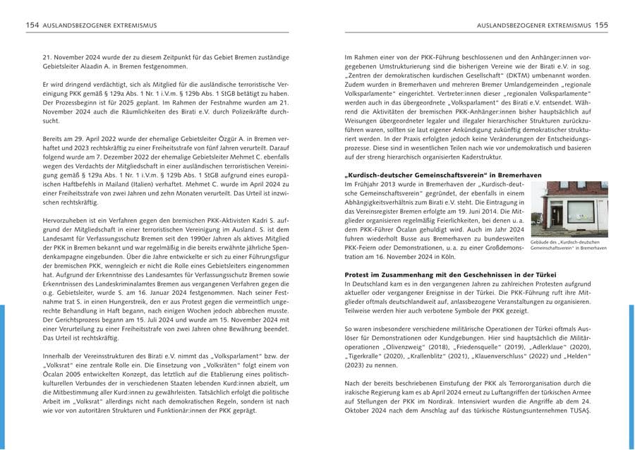 Seite 79 des Verfassungsschutzbericht 2024 Bremen