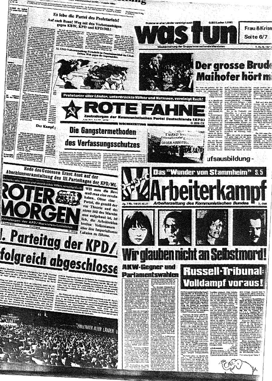 Seite 26 des Verfassungsschutzbericht 1977 Hessen