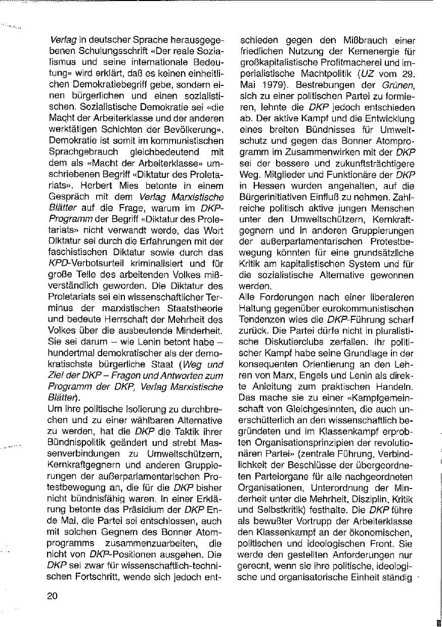 Seite 21 des Verfassungsschutzbericht 1979 Hessen