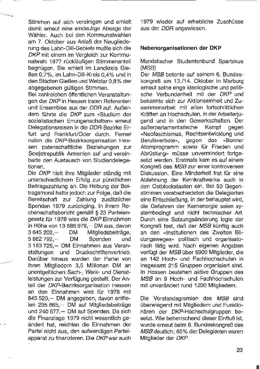 Seite 24 des Verfassungsschutzbericht 1979 Hessen