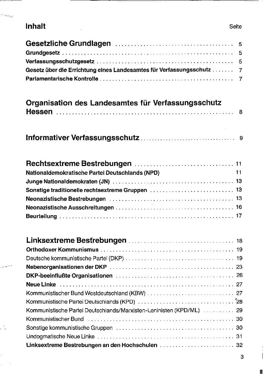 Seite 4 des Verfassungsschutzbericht 1979 Hessen