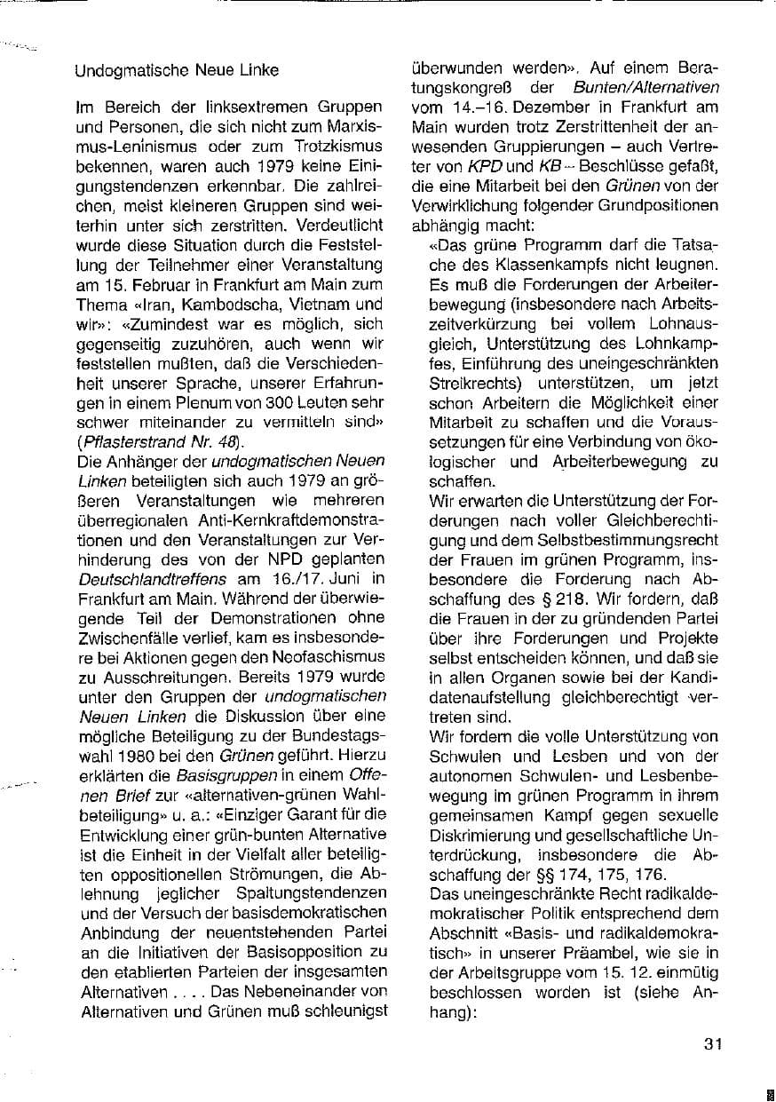 Seite 32 des Verfassungsschutzbericht 1979 Hessen