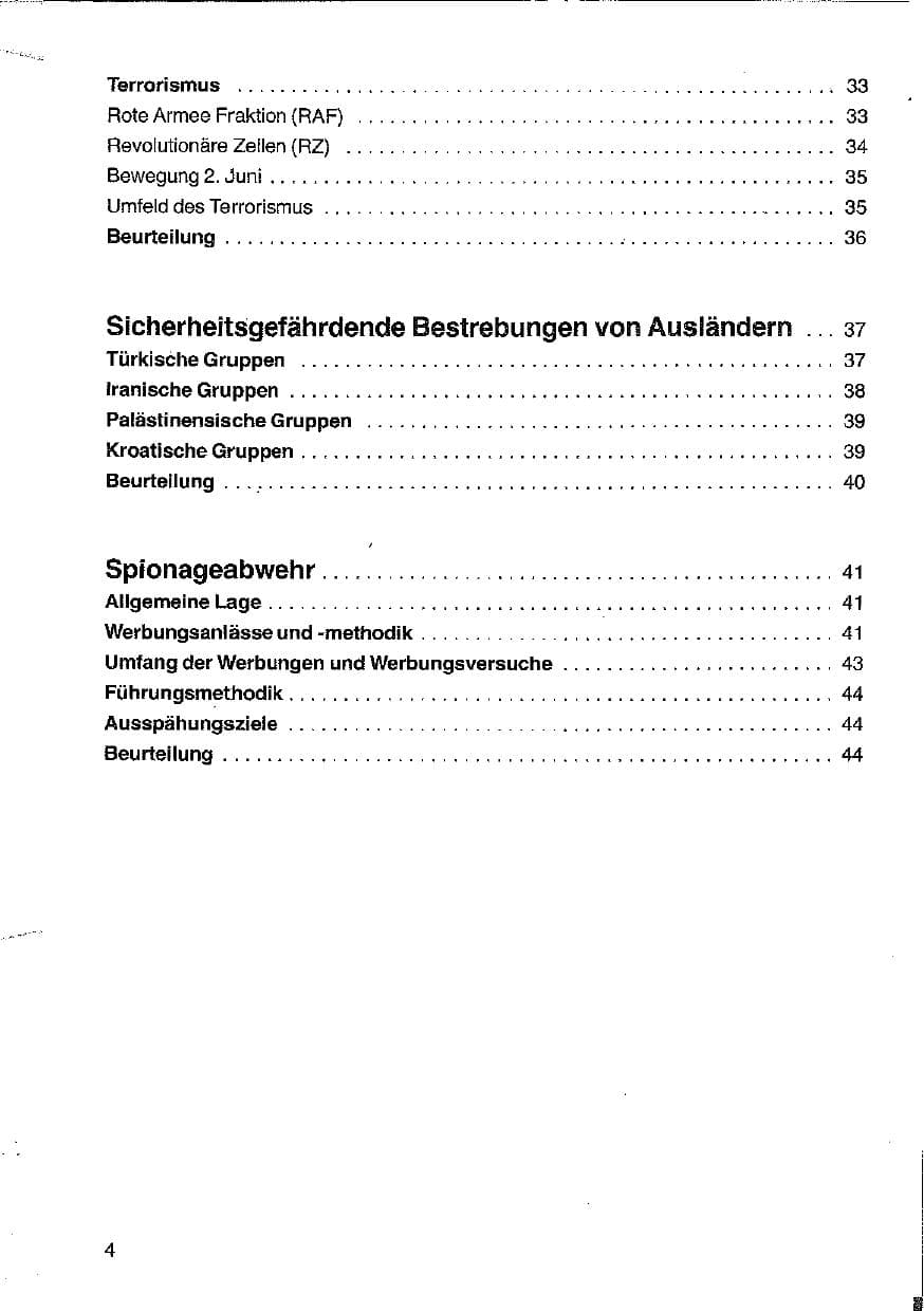 Seite 5 des Verfassungsschutzbericht 1979 Hessen