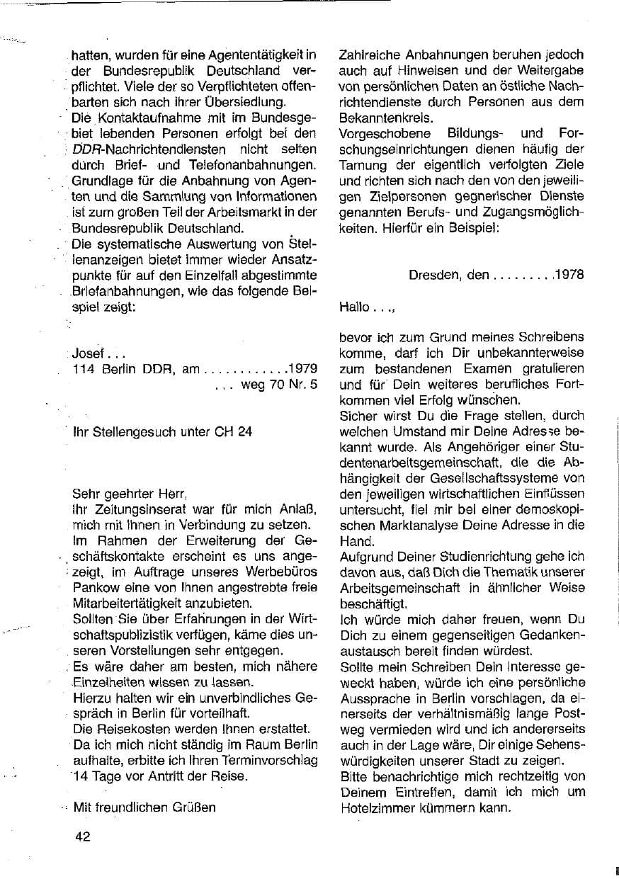 Seite 43 des Verfassungsschutzbericht 1979 Hessen