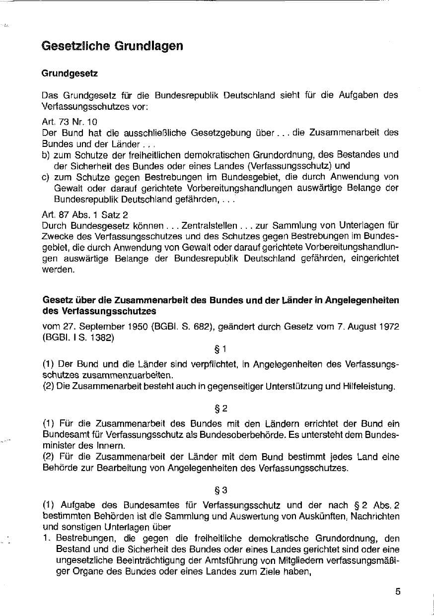 Seite 6 des Verfassungsschutzbericht 1981 Hessen