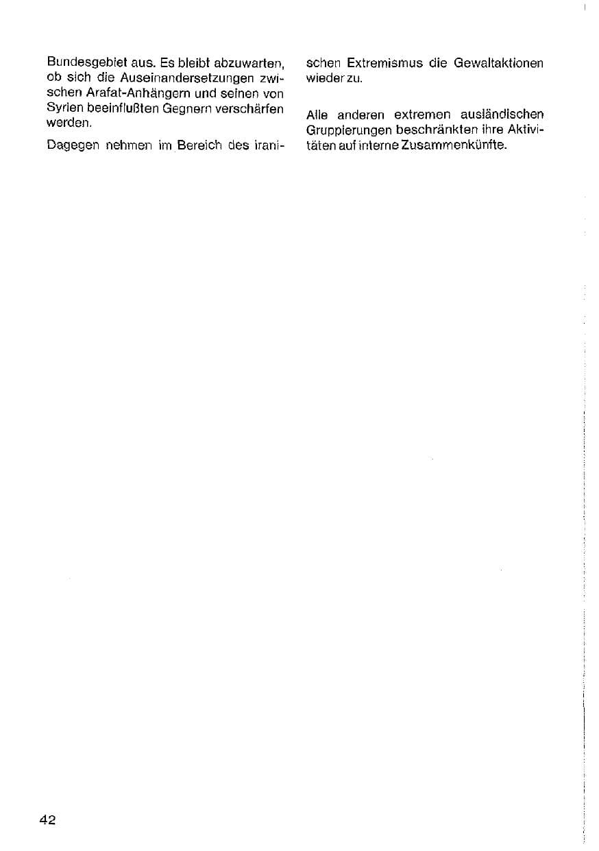 Seite 43 des Verfassungsschutzbericht 1984 Hessen