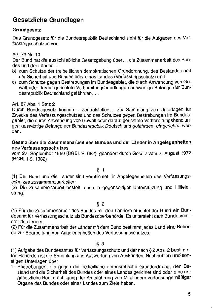 Seite 6 des Verfassungsschutzbericht 1987 Hessen