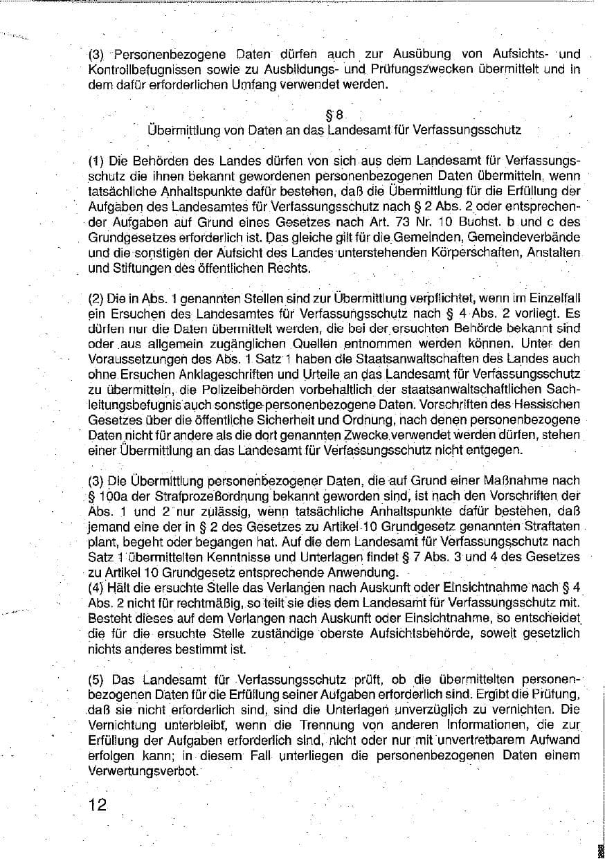 Seite 13 des Verfassungsschutzbericht 1990 Hessen