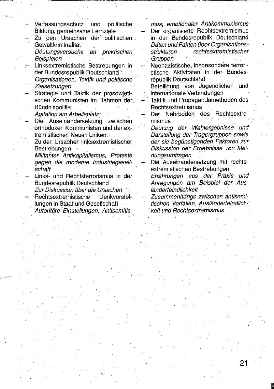 Seite 22 des Verfassungsschutzbericht 1990 Hessen