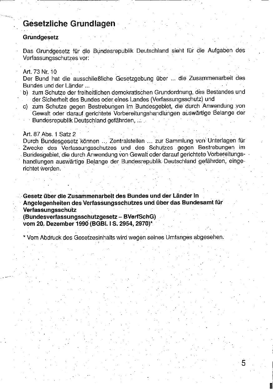 Seite 6 des Verfassungsschutzbericht 1990 Hessen