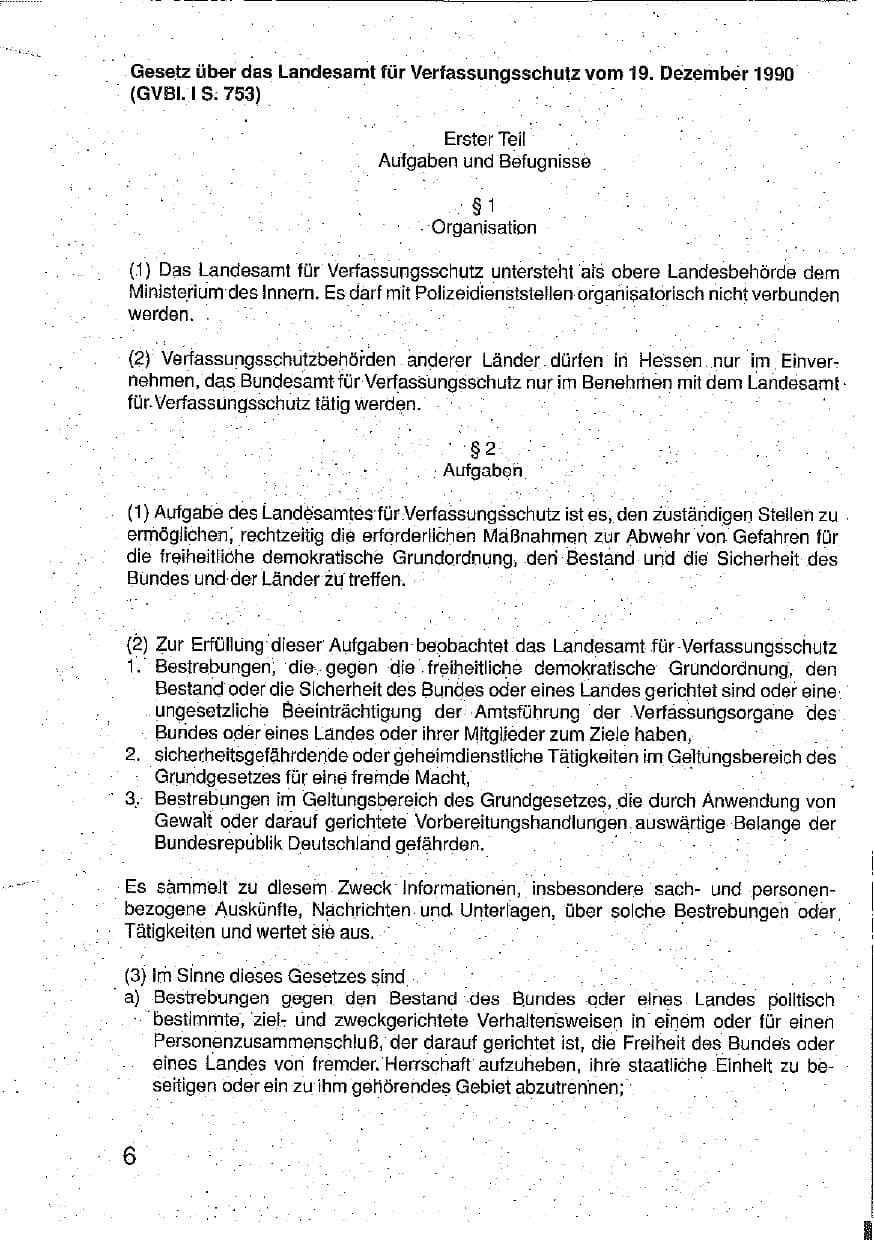Seite 7 des Verfassungsschutzbericht 1990 Hessen