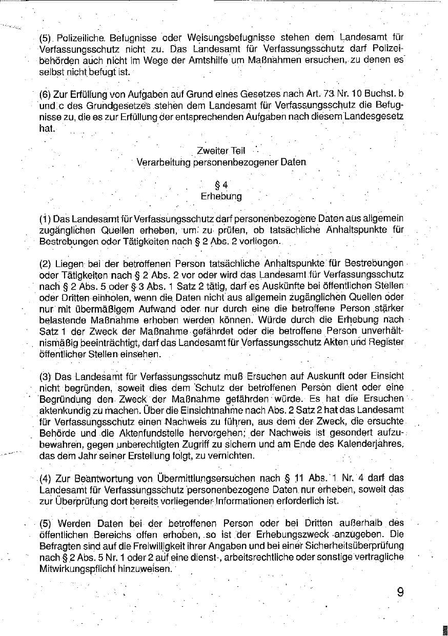 Seite 10 des Verfassungsschutzbericht 1990 Hessen