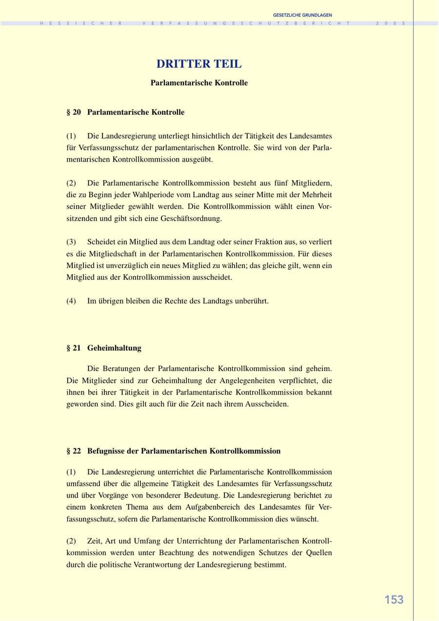 Seite 154 des Verfassungsschutzbericht 2005 Hessen