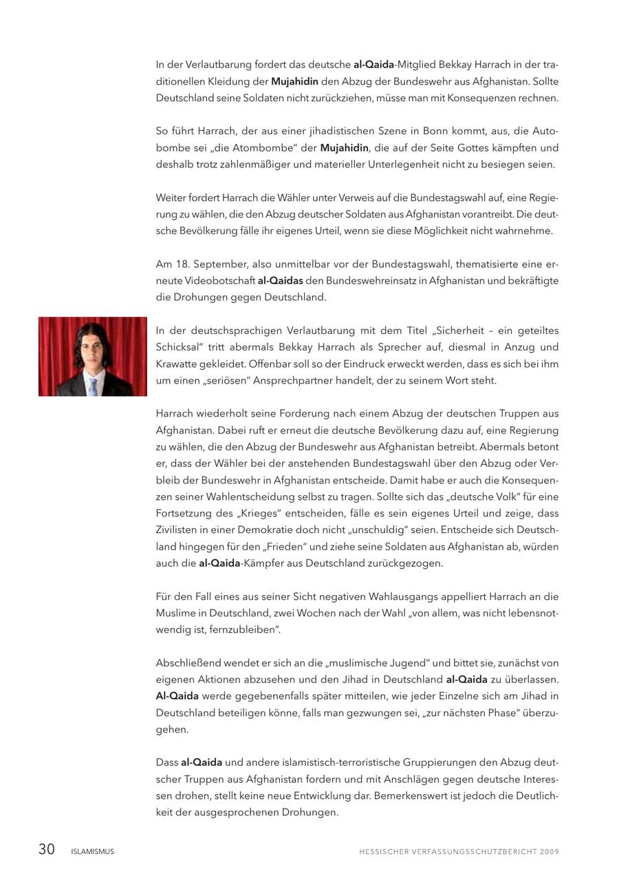 Seite 31 des Verfassungsschutzbericht 2009 Hessen