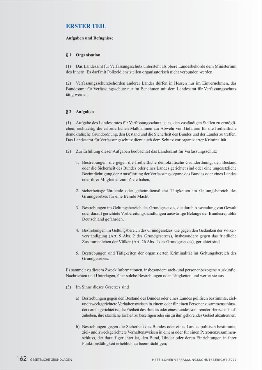 Seite 164 des Verfassungsschutzbericht 2010 Hessen