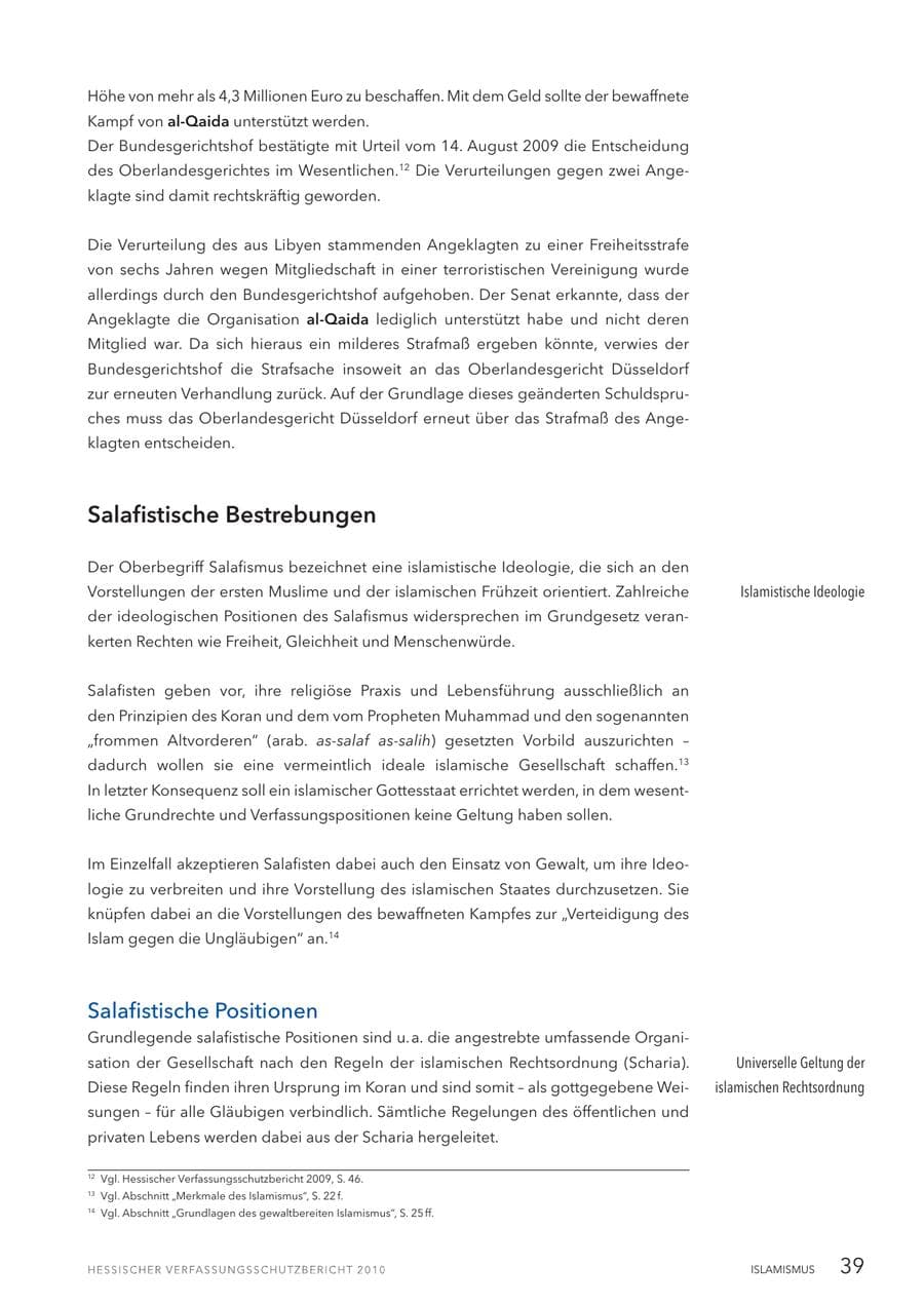 Seite 41 des Verfassungsschutzbericht 2010 Hessen