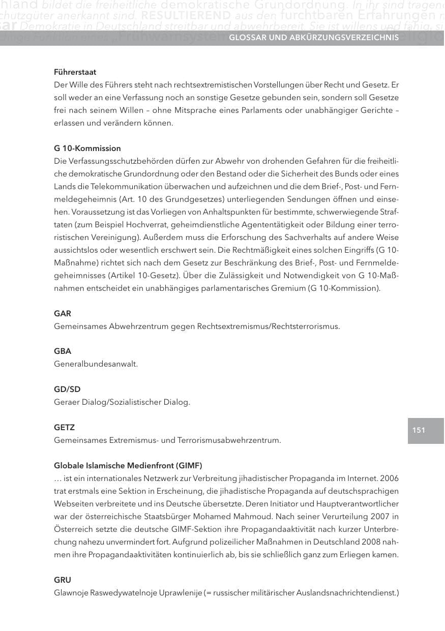 Seite 151 des Verfassungsschutzbericht 2012 Hessen