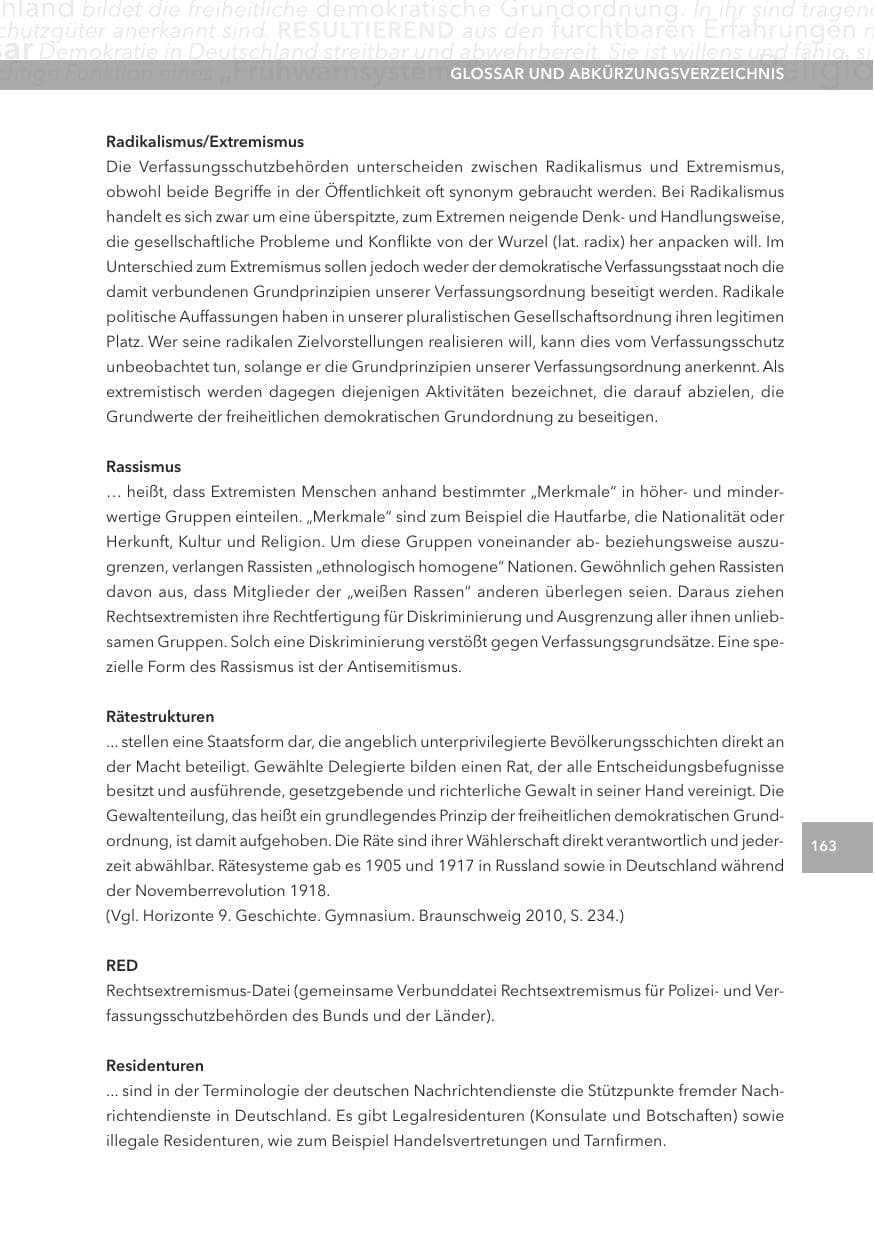 Seite 163 des Verfassungsschutzbericht 2012 Hessen