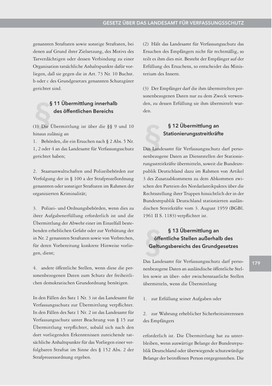 Seite 179 des Verfassungsschutzbericht 2012 Hessen
