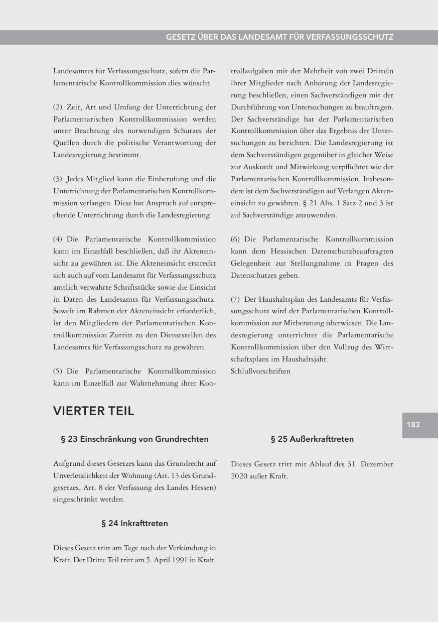 Seite 183 des Verfassungsschutzbericht 2012 Hessen