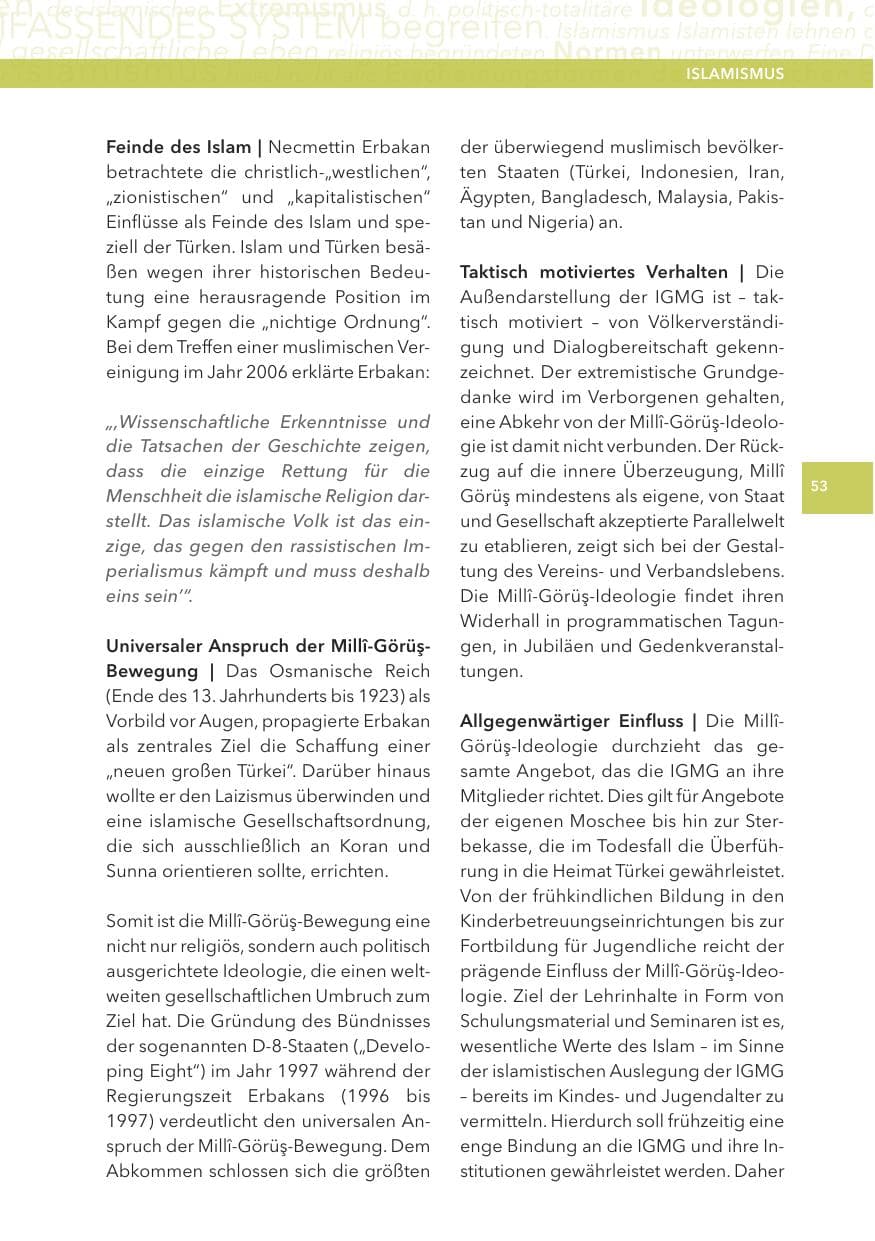 Seite 53 des Verfassungsschutzbericht 2013 Hessen