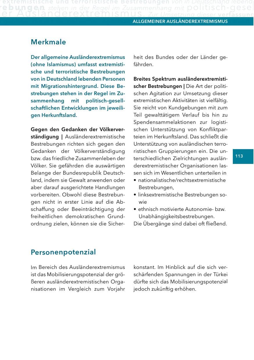 Seite 112 des Verfassungsschutzbericht 2014 Hessen