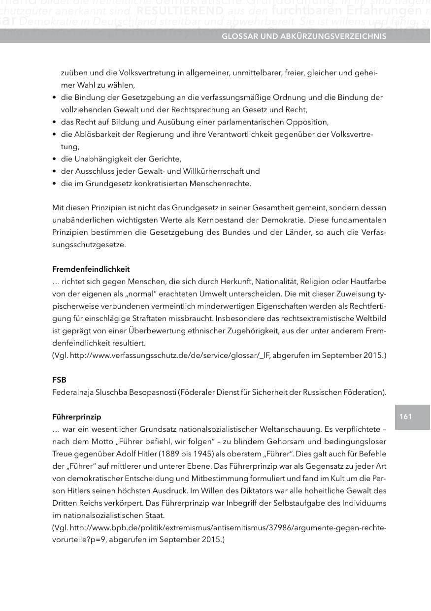 Seite 160 des Verfassungsschutzbericht 2014 Hessen