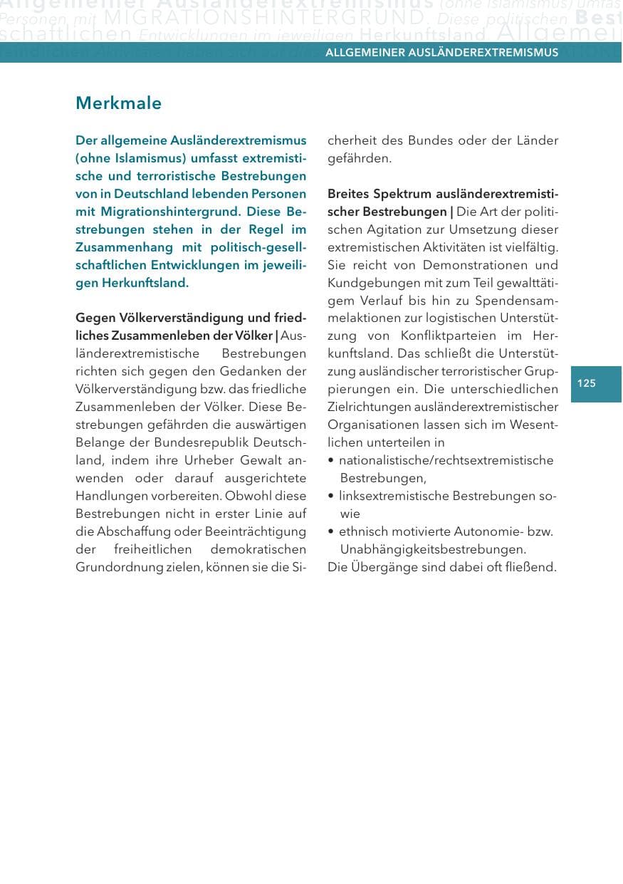 Seite 125 des Verfassungsschutzbericht 2015 Hessen