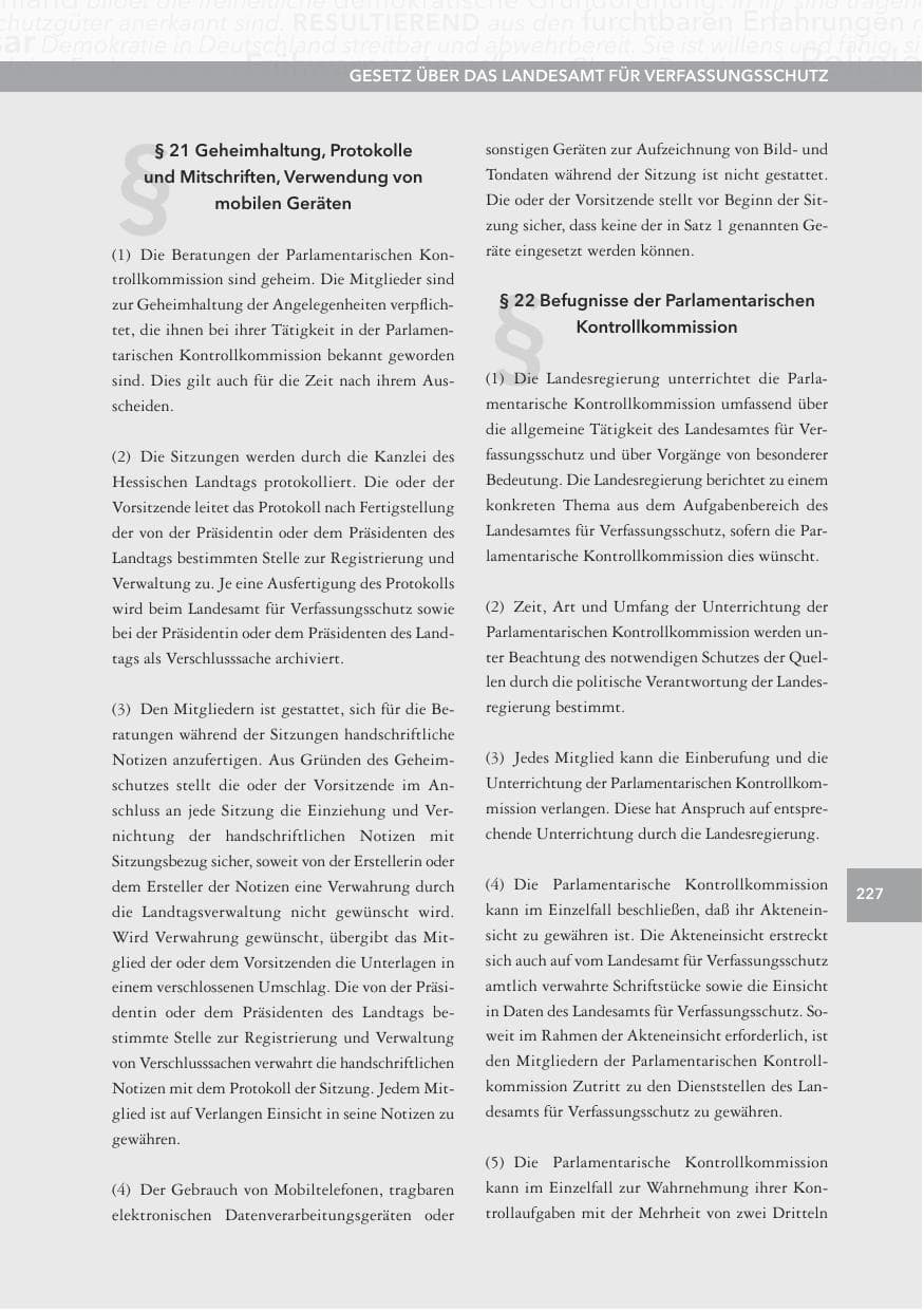Seite 227 des Verfassungsschutzbericht 2015 Hessen