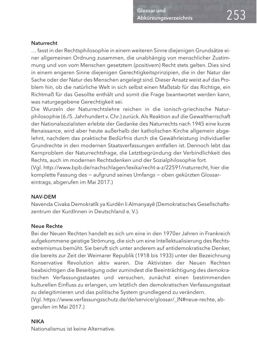 Seite 253 des Verfassungsschutzbericht 2016 Hessen