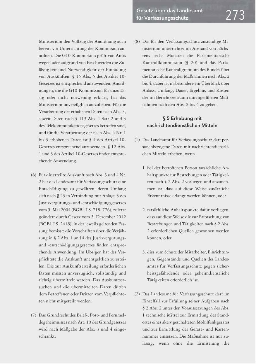 Seite 273 des Verfassungsschutzbericht 2016 Hessen