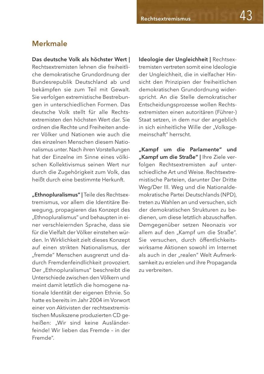 Seite 43 des Verfassungsschutzbericht 2016 Hessen