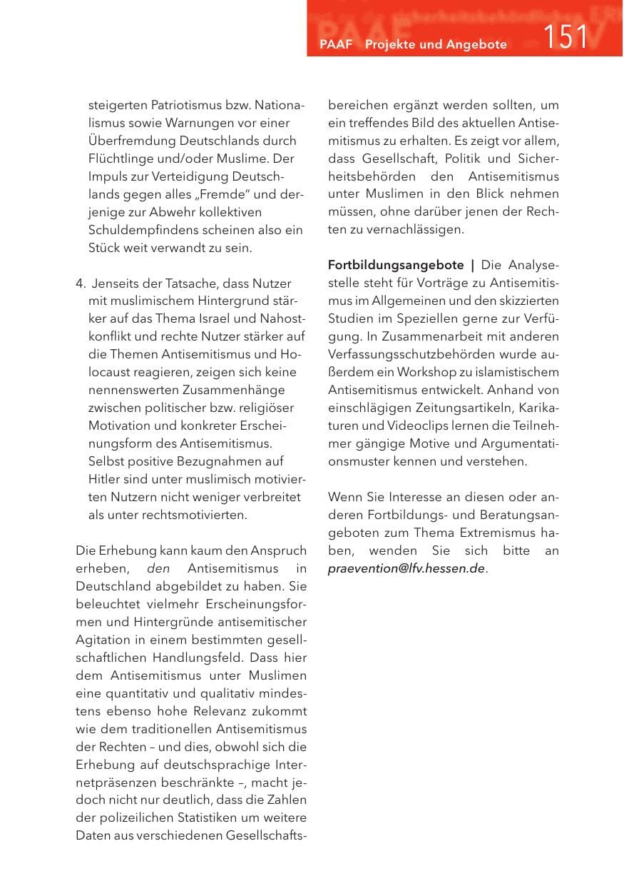 Seite 151 des Verfassungsschutzbericht 2017 Hessen