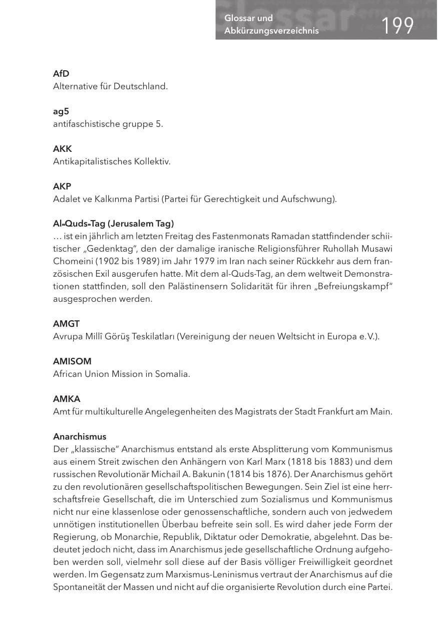 Seite 199 des Verfassungsschutzbericht 2017 Hessen