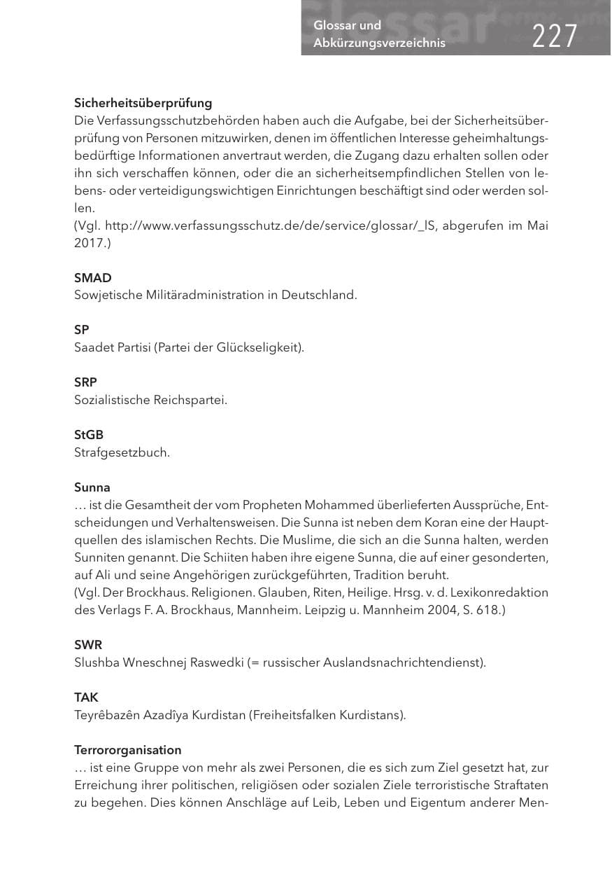 Seite 227 des Verfassungsschutzbericht 2017 Hessen
