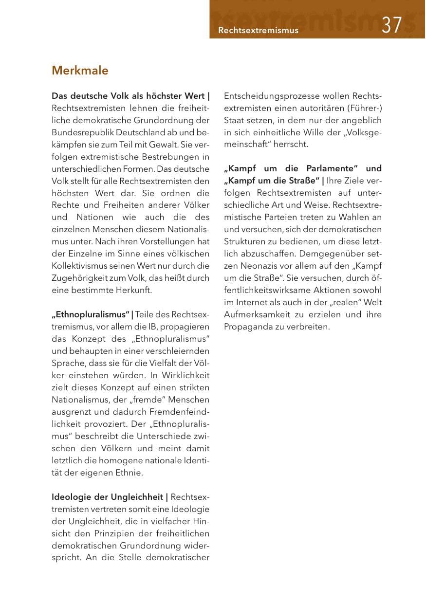 Seite 37 des Verfassungsschutzbericht 2017 Hessen