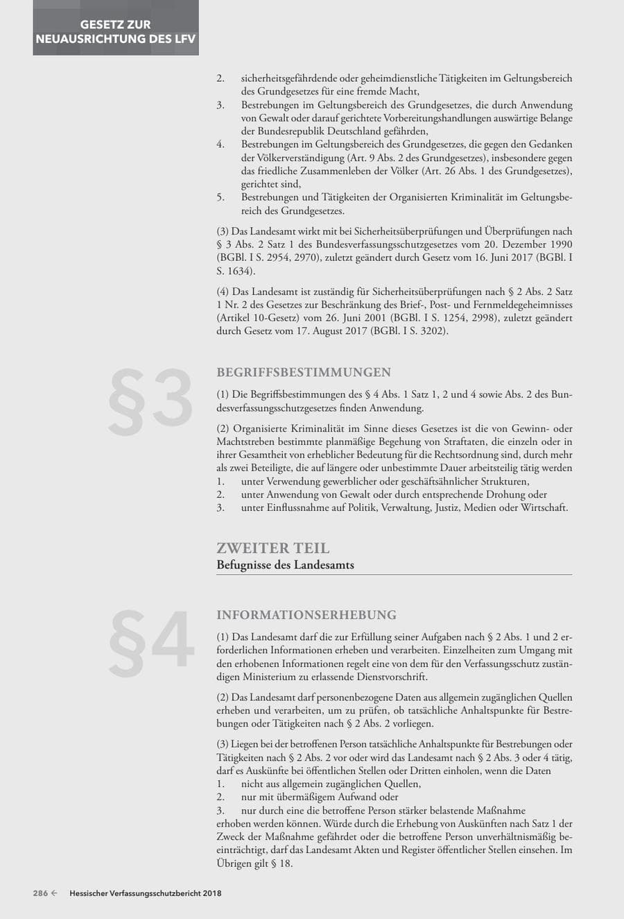 Seite 288 des Verfassungsschutzbericht 2018 Hessen
