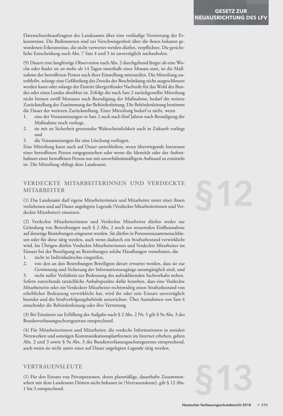 Seite 297 des Verfassungsschutzbericht 2018 Hessen