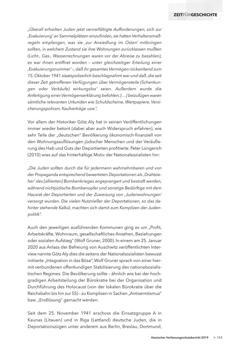 Seite 155 des Verfassungsschutzbericht 2019 Hessen