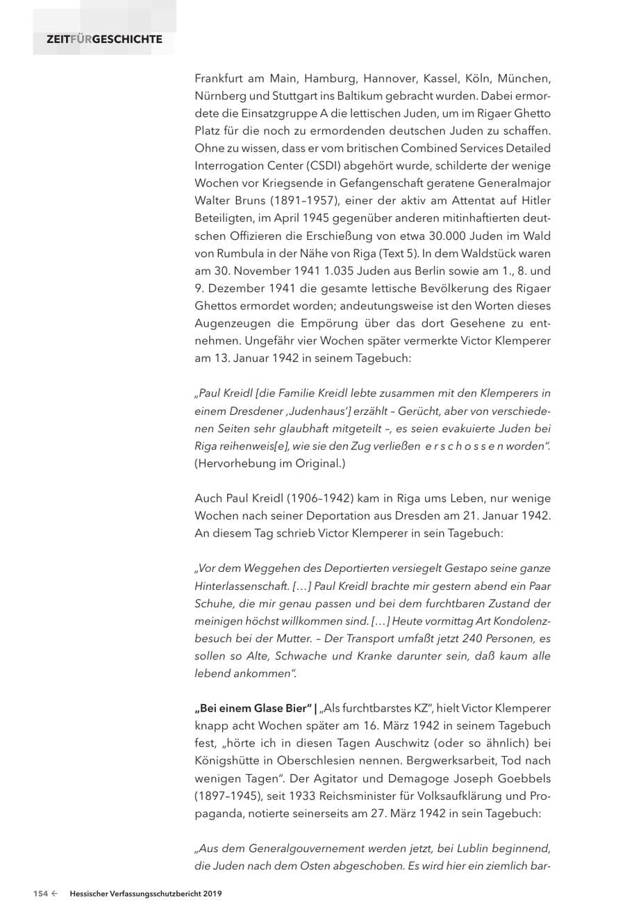 Seite 156 des Verfassungsschutzbericht 2019 Hessen