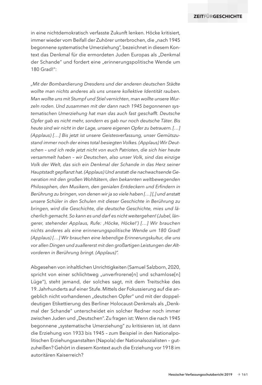 Seite 163 des Verfassungsschutzbericht 2019 Hessen