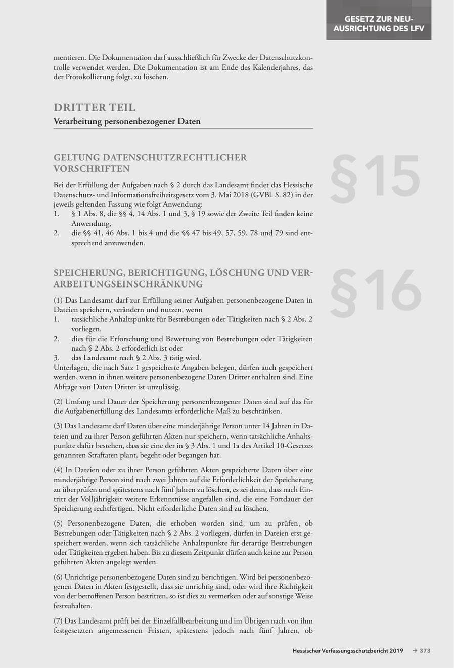 Seite 375 des Verfassungsschutzbericht 2019 Hessen