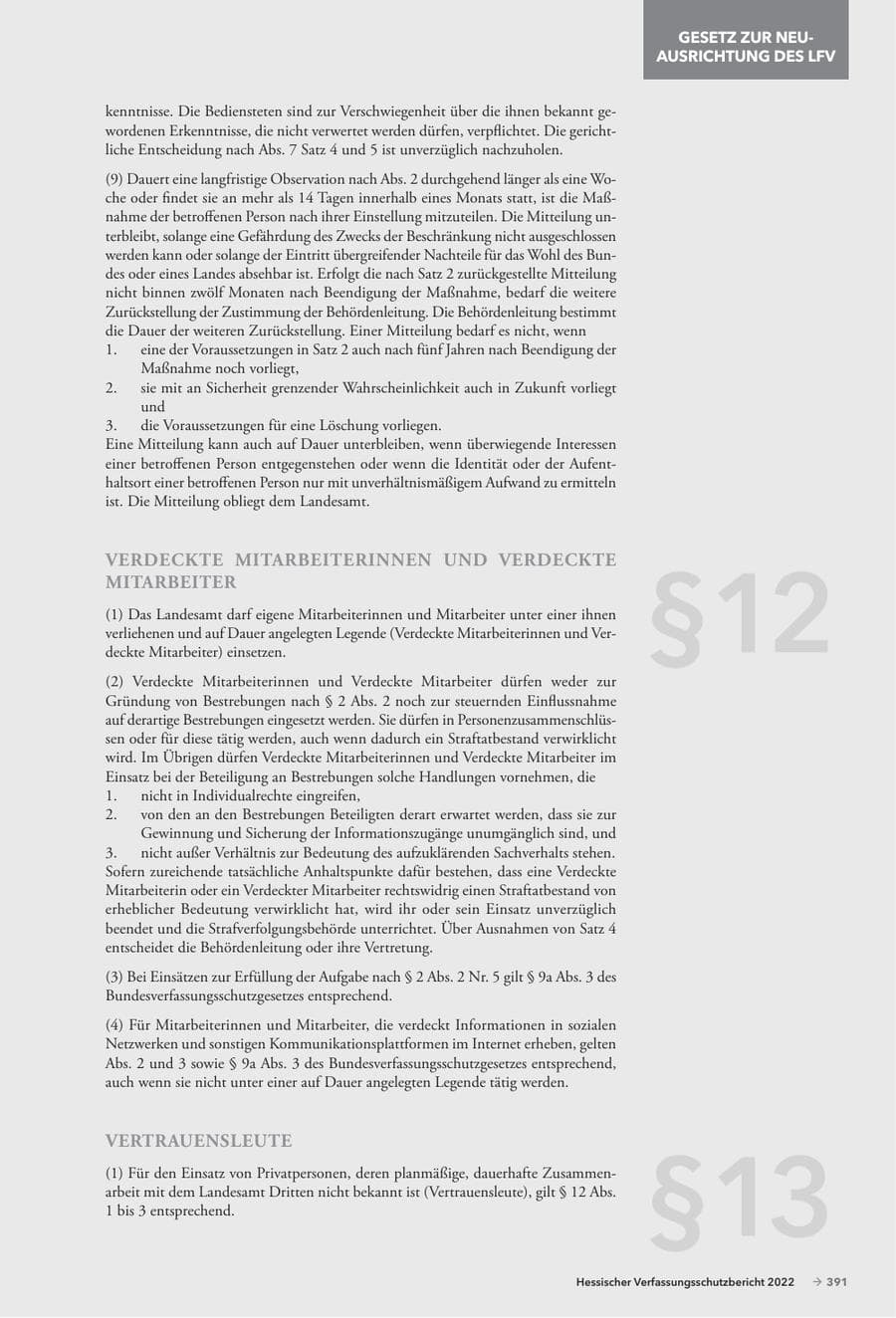 Seite 393 des Verfassungsschutzbericht 2022 Hessen