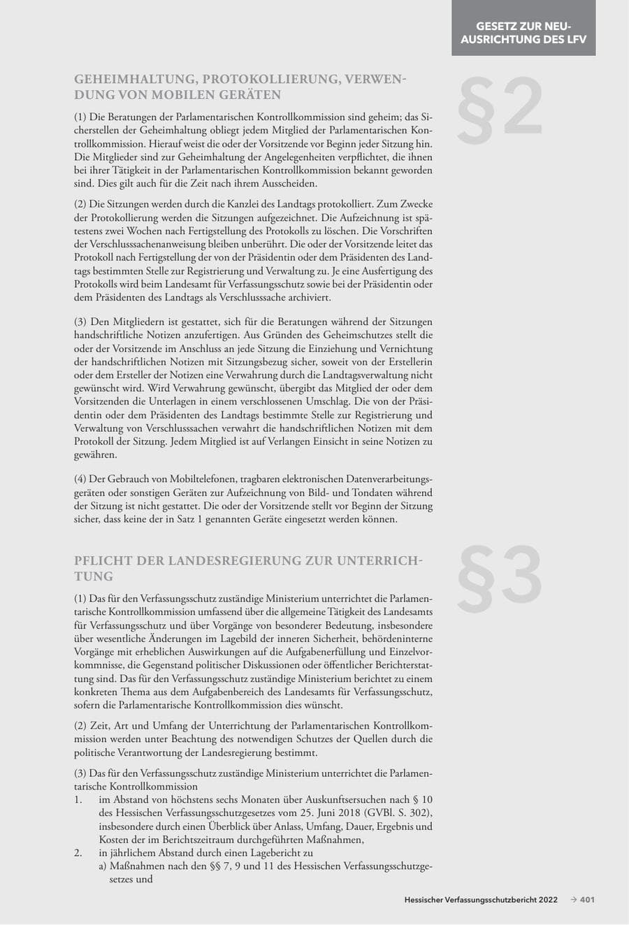 Seite 403 des Verfassungsschutzbericht 2022 Hessen