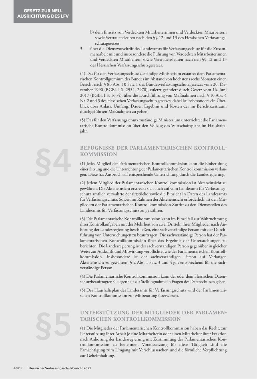 Seite 404 des Verfassungsschutzbericht 2022 Hessen