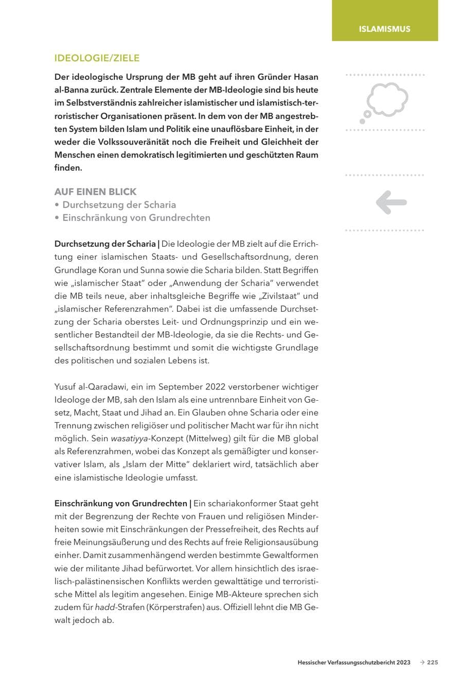 Seite 227 des Verfassungsschutzbericht 2023 Hessen
