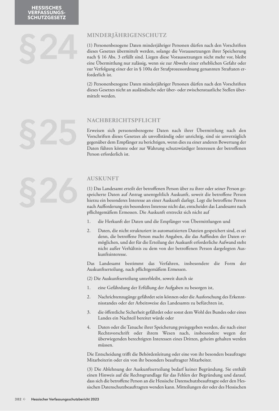 Seite 384 des Verfassungsschutzbericht 2023 Hessen