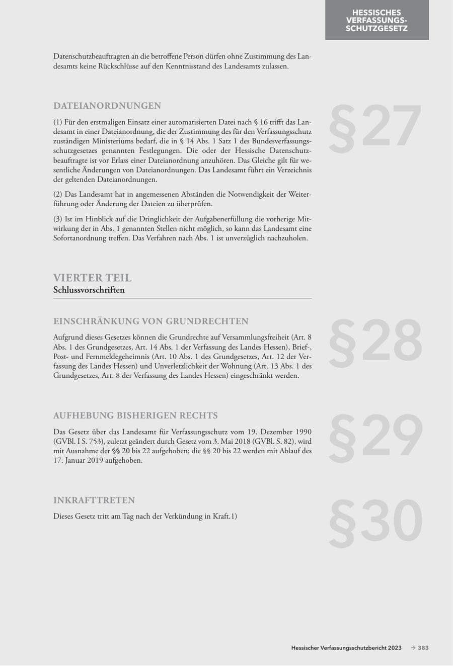 Seite 385 des Verfassungsschutzbericht 2023 Hessen